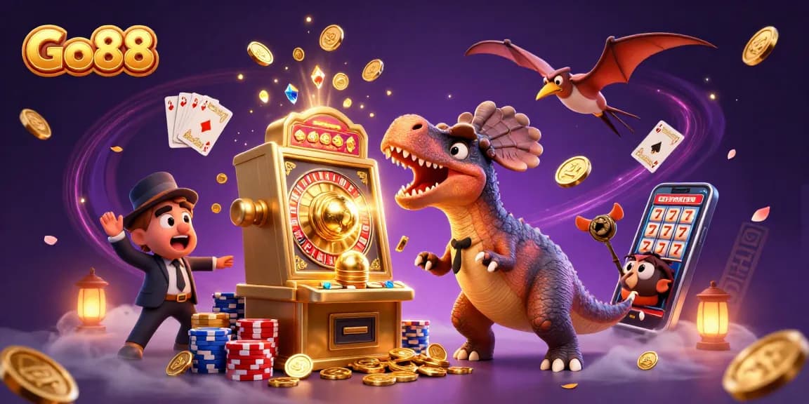 Experience the thrill of Go88 with exciting wins, cascading coins, and captivating casino action.