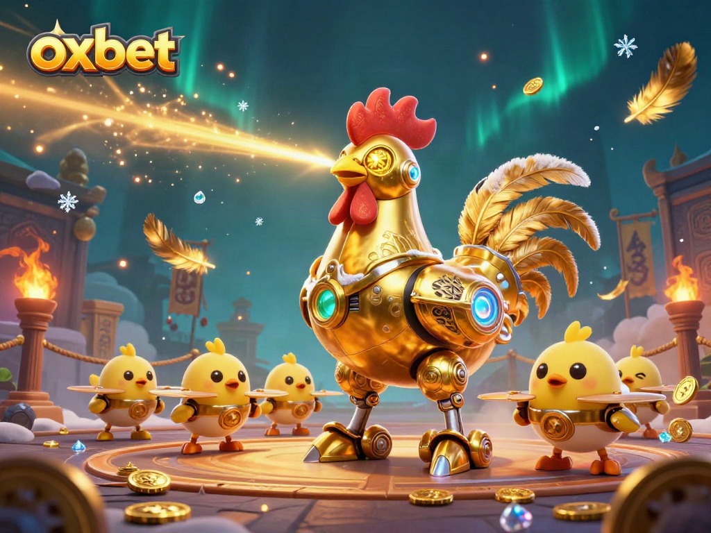 Experience thrilling gameplay at OXBET with our retro-futuristic gaming characters in action