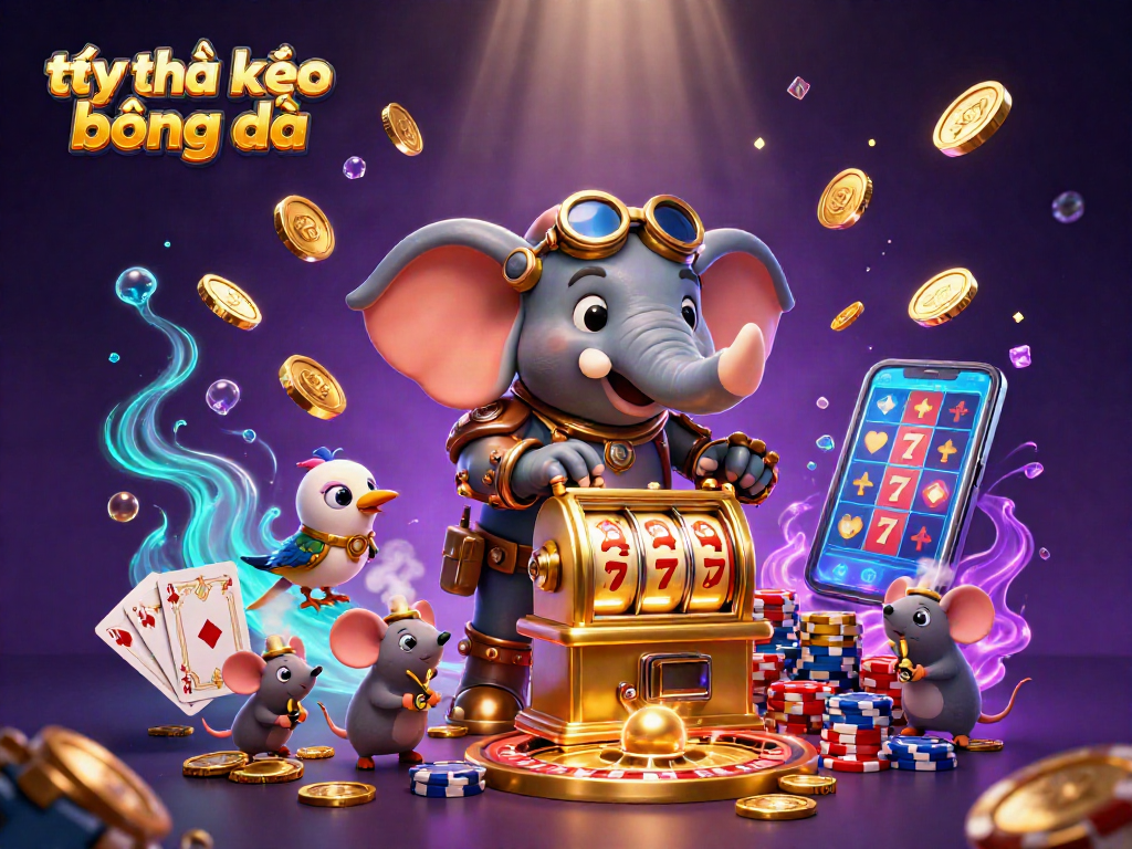 Experience tỷ lệ kèo bóng đá with our vibrant steampunk casino scene featuring dynamic elements of gaming.